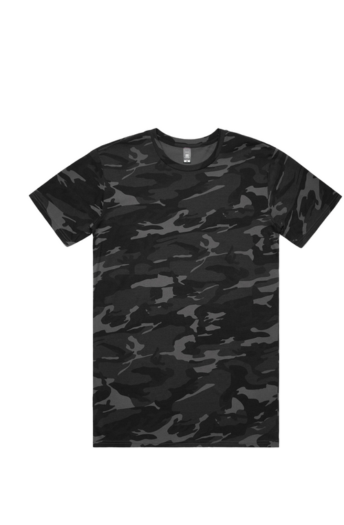 BFC Clothing Grey No Print Staple Camo Tee