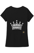 Petey Nature Music Women's Tri V Neck Tee