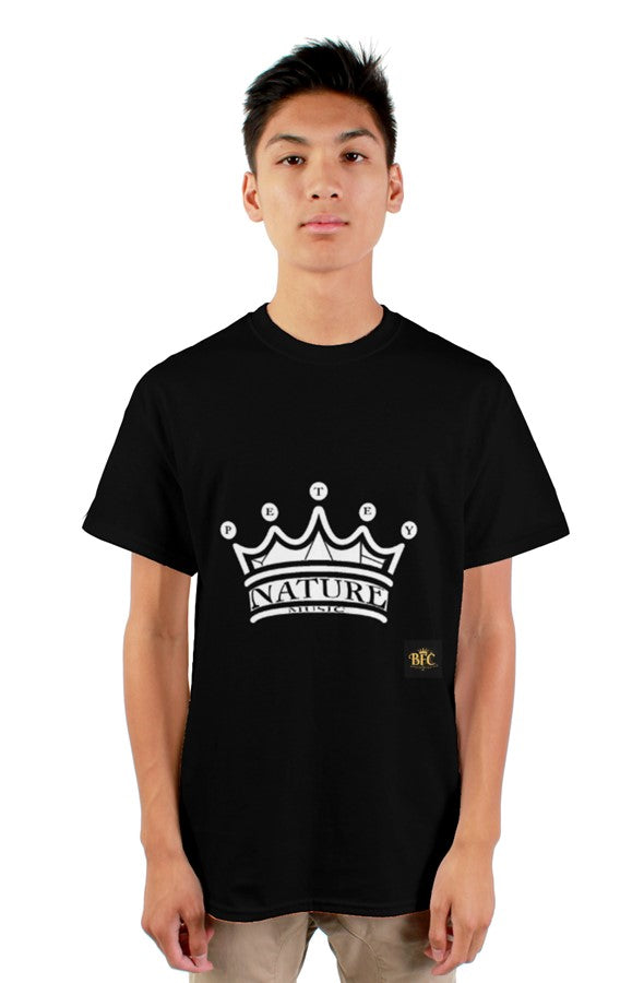 Petey Nature Music Logo Black gildan mens tshirt