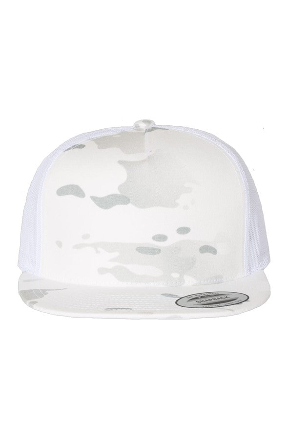 BFC No Print Multicam Alpine White Trucker Cap
