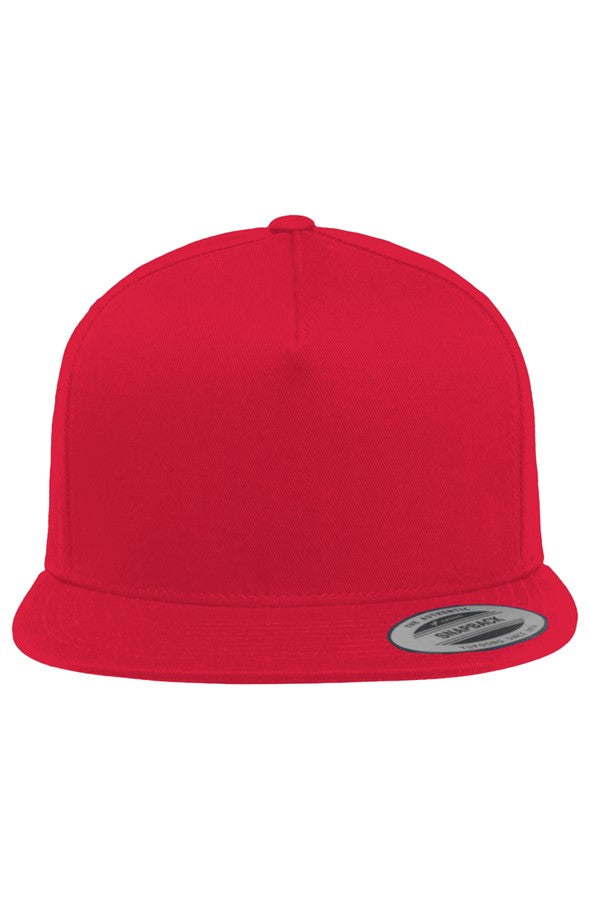 5 Panel Cotton Twill Snapback Cap