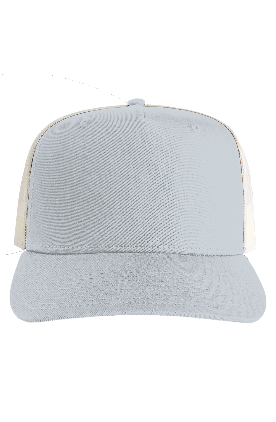 Ecru Mesh Stock Contrast Trucker