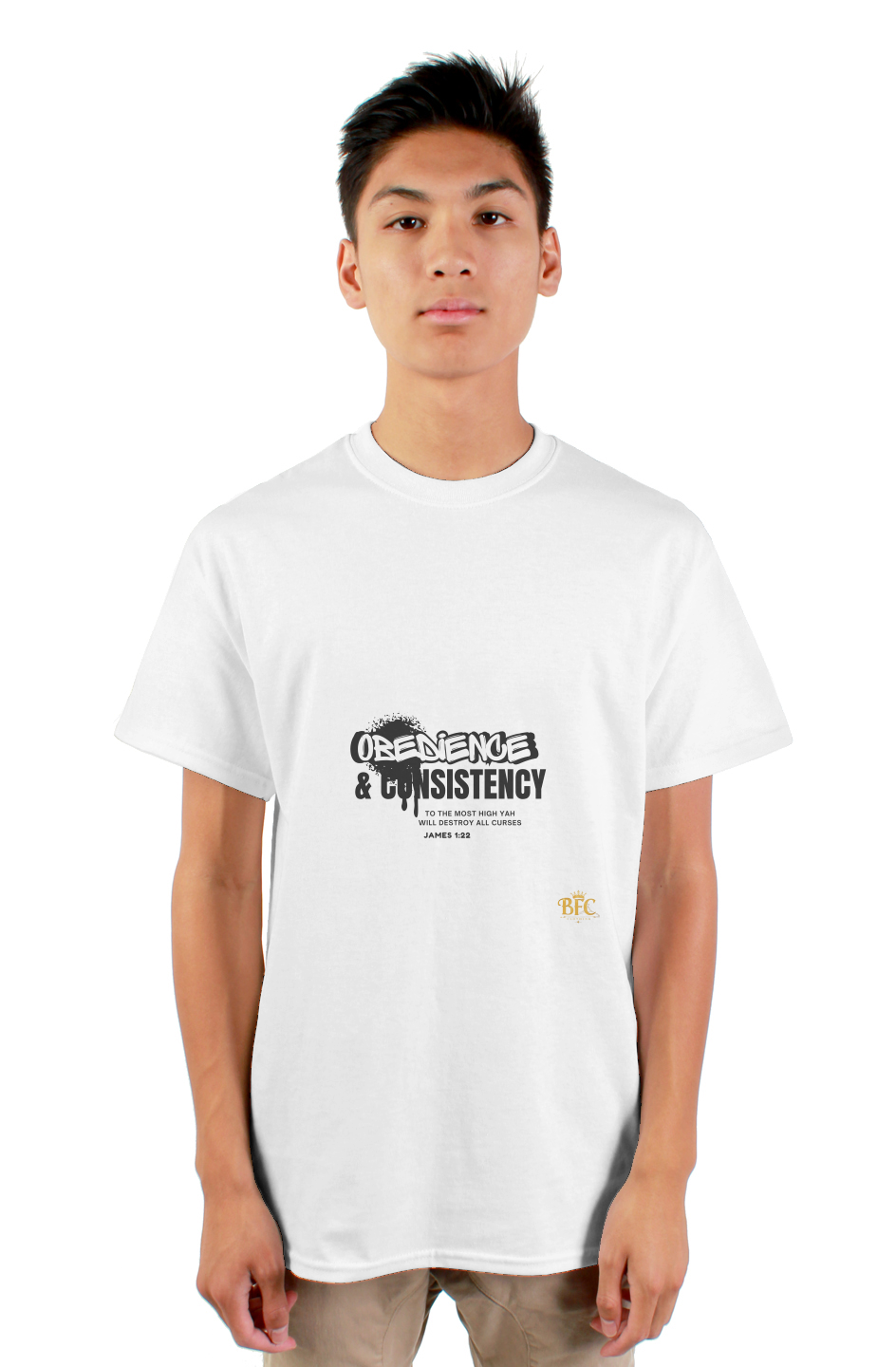 Obedience Consistency BFC gildan mens tshirt