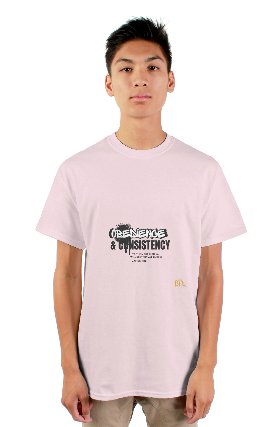 Obedience Consistency BFC gildan mens tshirt