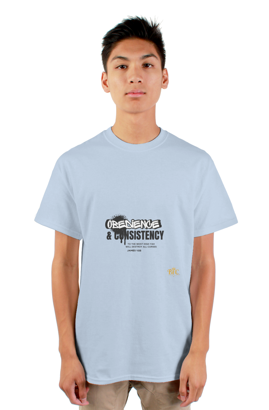 Obedience Consistency BFC gildan mens tshirt