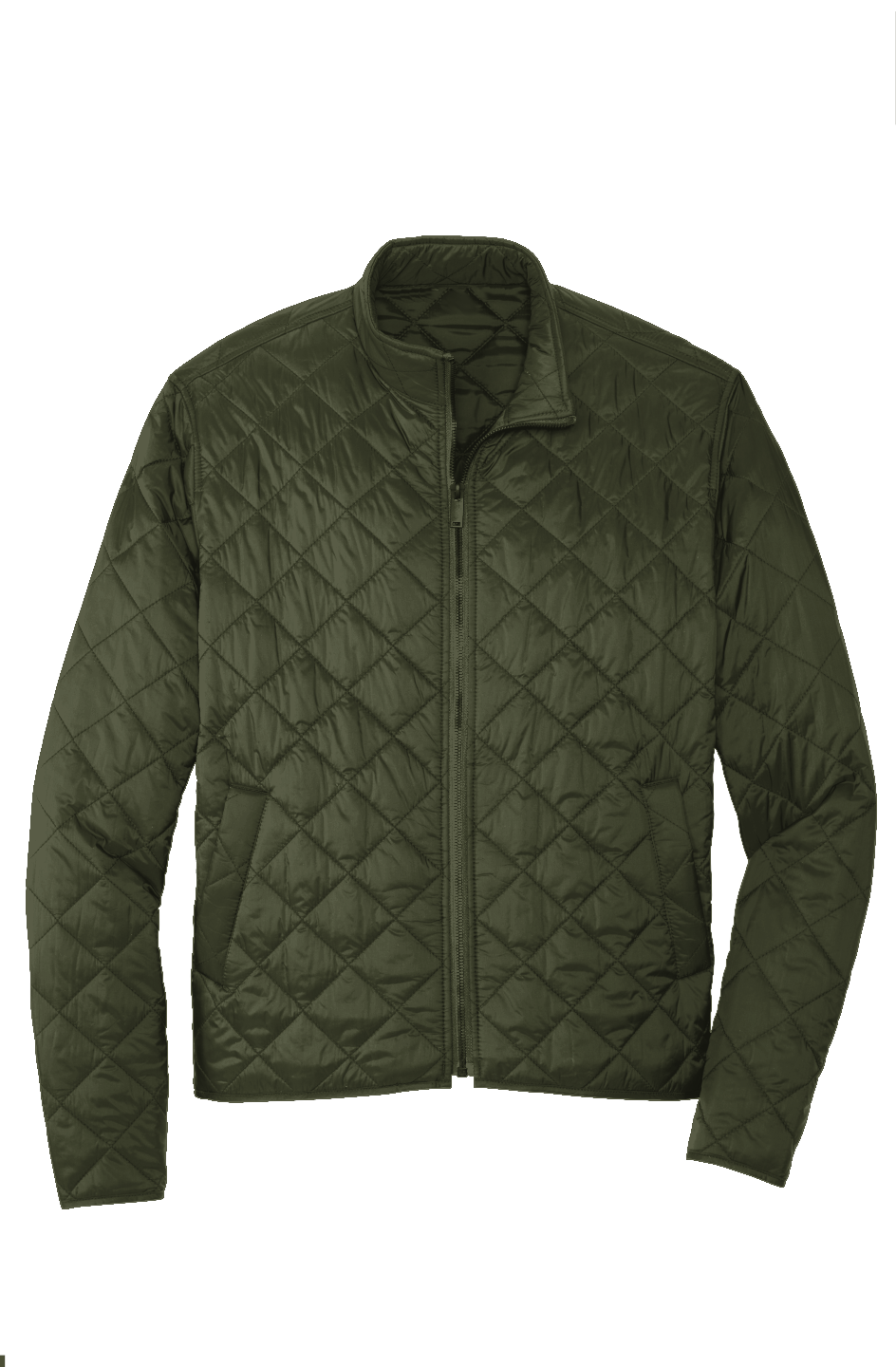 BFC No Logo Quilted Full Zip Jacket