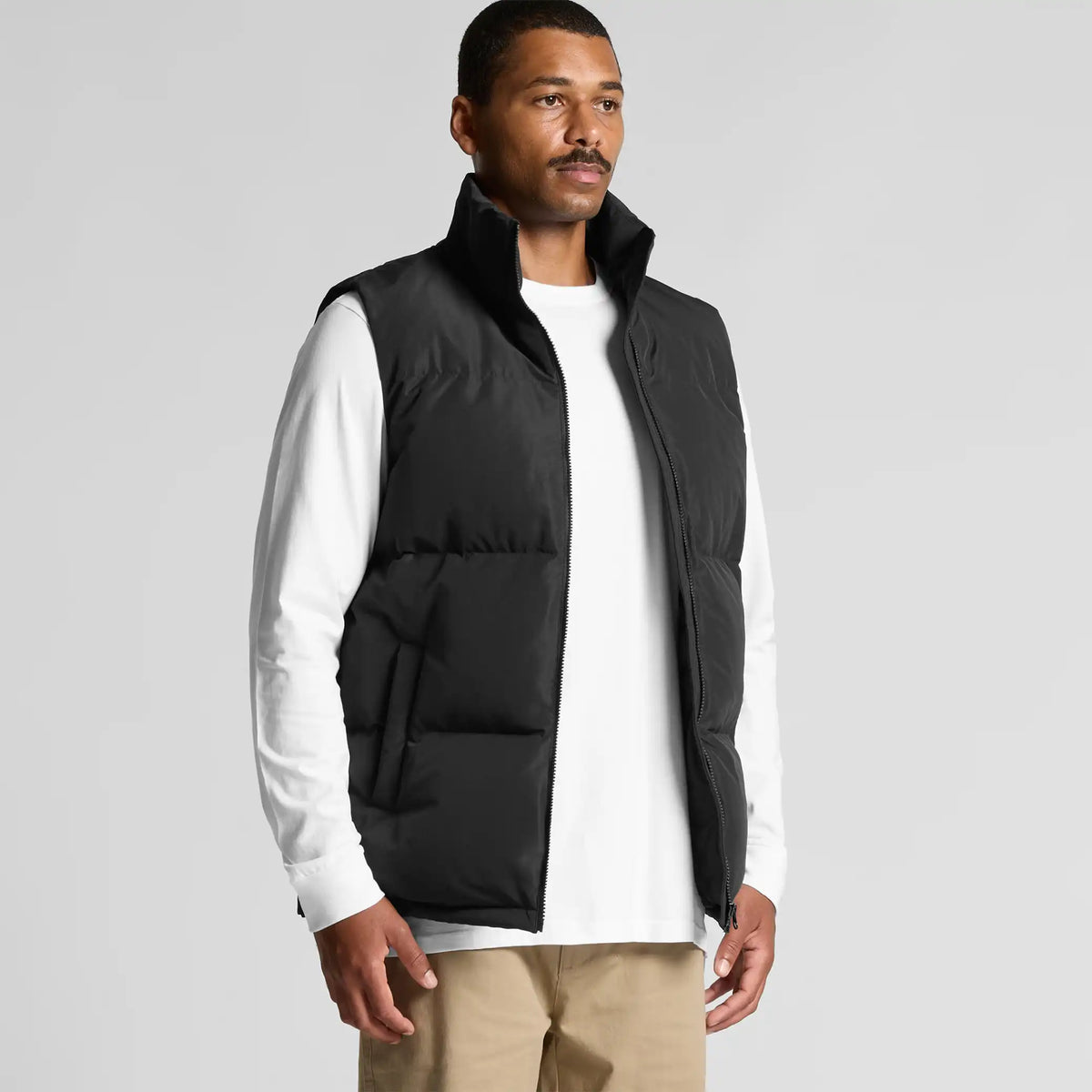 BFC No Logo Mens Puffer Vest Jacket