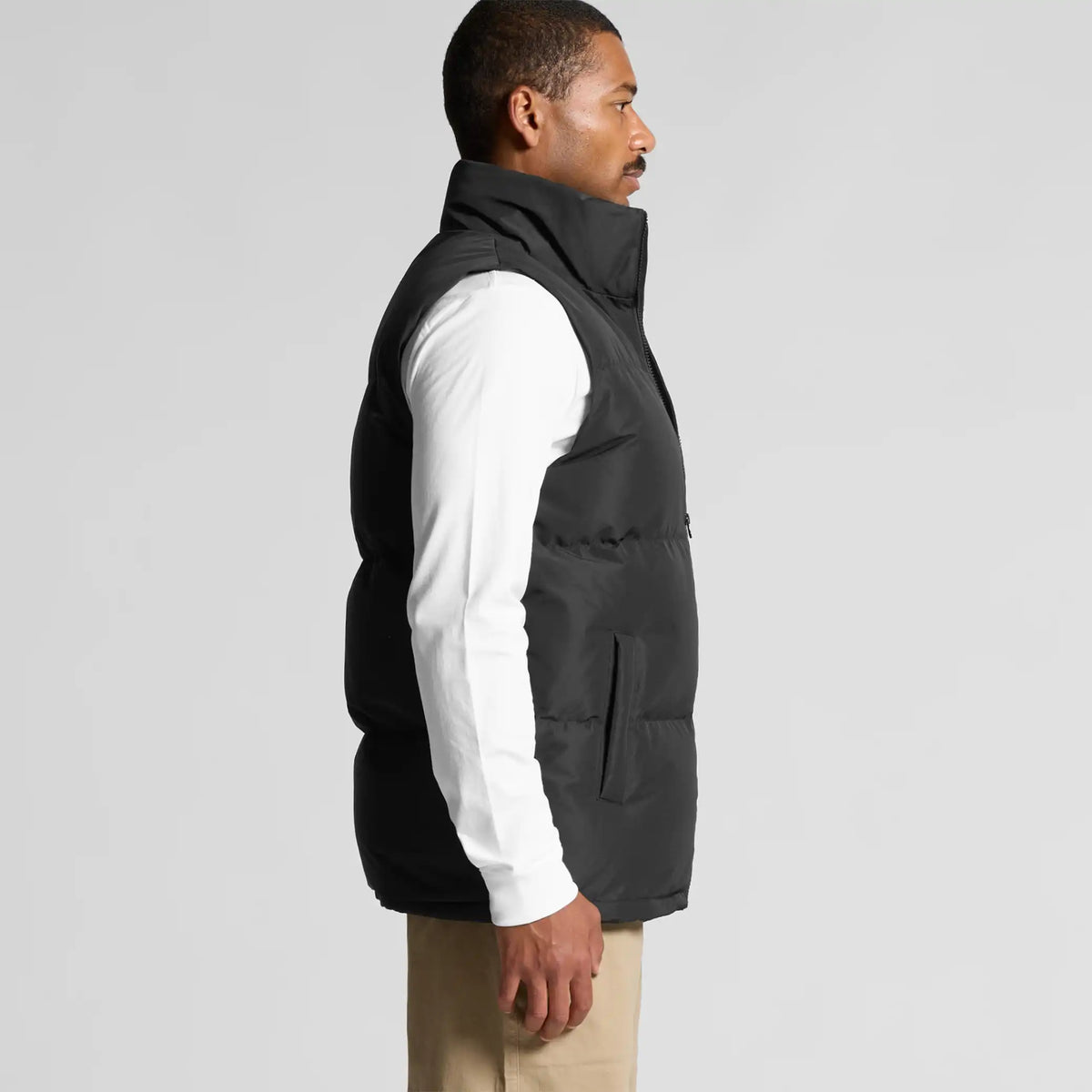 BFC No Logo Mens Puffer Vest Jacket